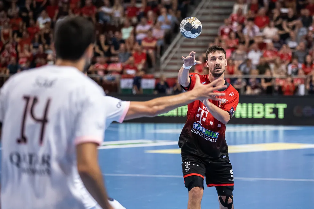 Veszprém - PSG, kézilabda, mérkőzés, FÉRFI BAJNOKOK LIGÁJA, CSOPORTKÖR, 1. FORDULÓ, B-CSOPORT, Veszprém, 2. félidő Lékai Máté 