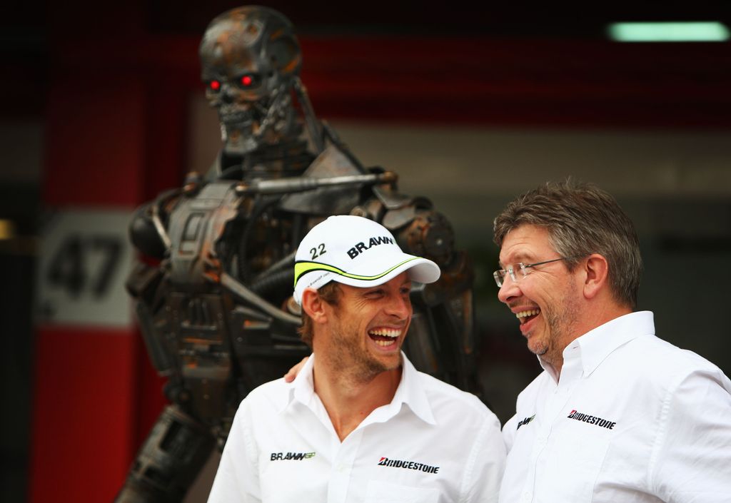 Forma-1, Jenson Button, Ross Brawn, Brawn GP, Spanyol Nagydíj 2009, Terminator Salvation, Terminátor Megváltás 