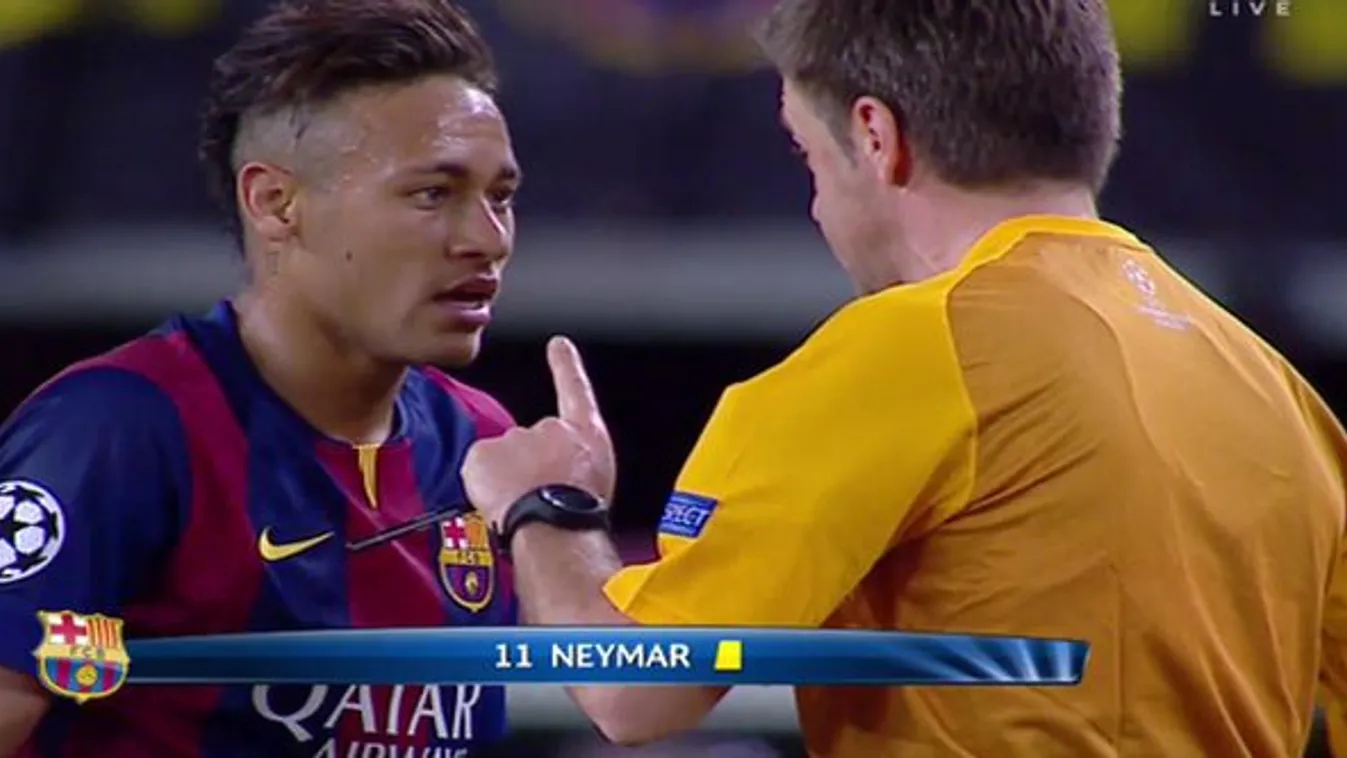 Neymar sárga lap 