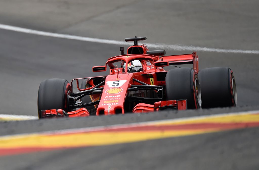 A Forma-1-es Belga Nagydíj szombati napja, Sebastian Vettel, Scuderia Ferrari 