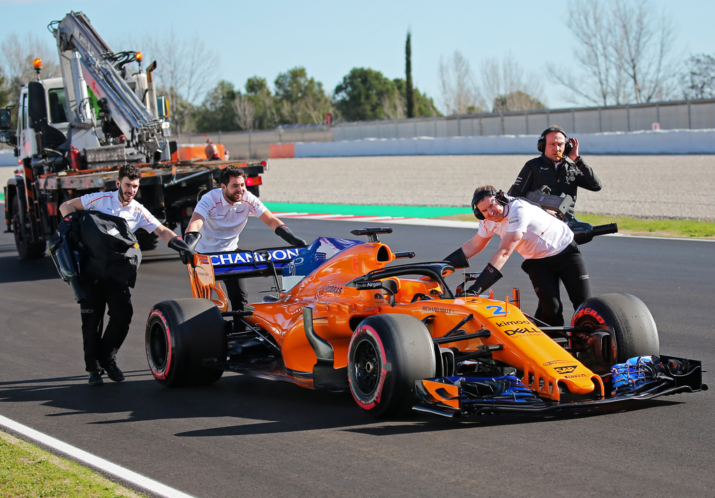 A Forma-1 előszezoni tesztje Barcelonában - 5. nap, Stoffel Vandoorne, McLaren Racing 