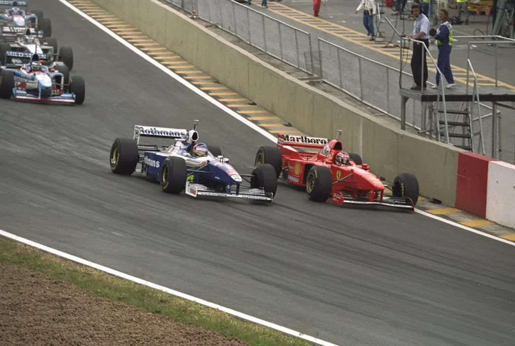 Forma-1, Jacques Villeneuve, Michael Schumacher, Brazil Nagydíj 1997 