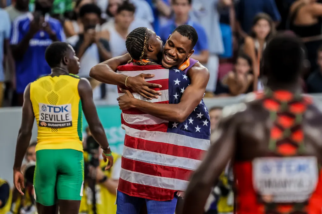 Atlétikai vb, Atlétikai Világbajnokság, World Athletics, Szabadtéri atlétikai világbajnokság, Budapest, 2023. 08. 20., FÉRFI 100 M, Noah Lyles 