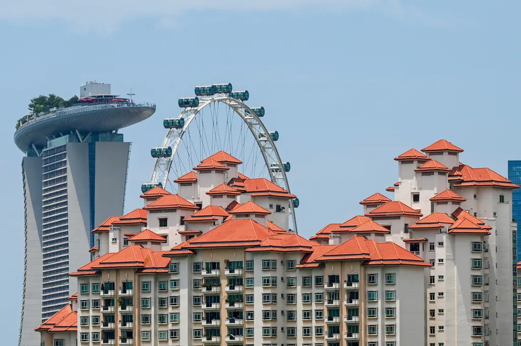 Singapore Flyer legmagasabb óriáskerék Horizontal TOURISM ARCHITECTURE ILLUSTRATION BIG WHEEL 