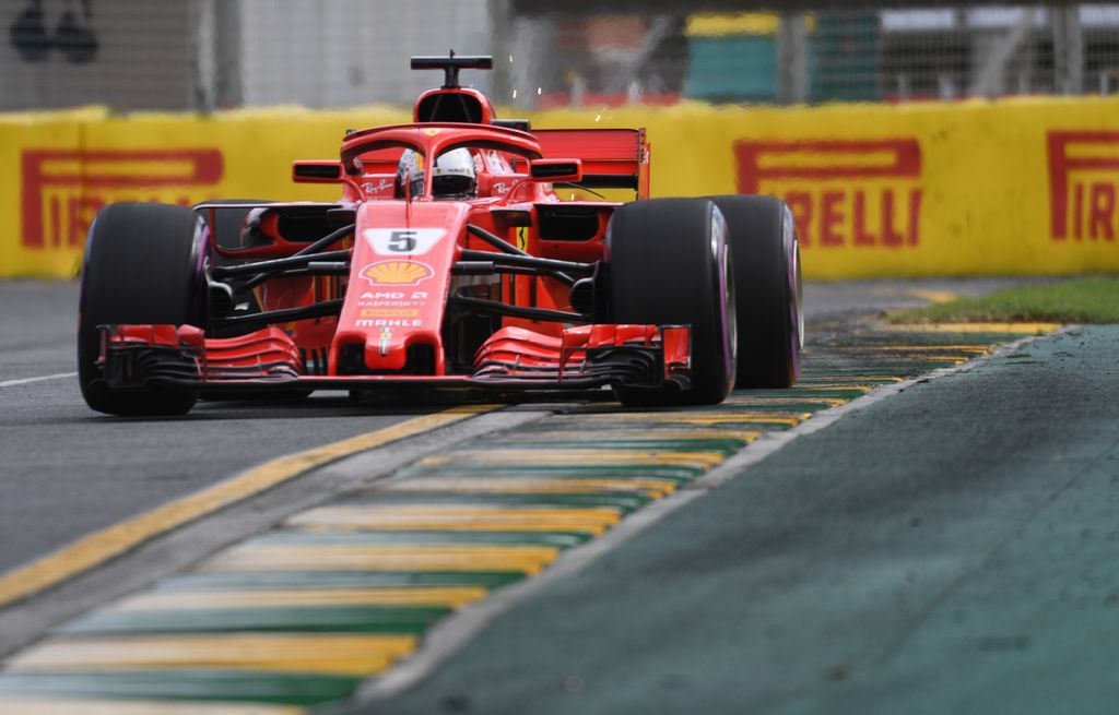 A Forma-1-es Ausztrál Nagydíj szombati napja, Sebastian Vettel, Scuderia Ferrari 