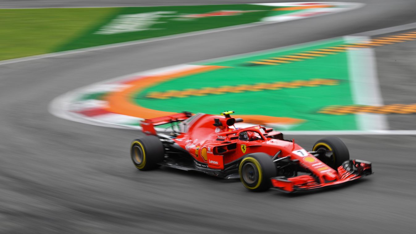 A Forma-1-es Olasz Nagydíj pénteki napja, Kimi Räikkönen, Scuderia Ferrari 