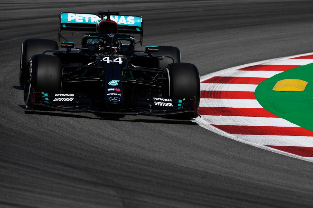 Forma-1, Lewis Hamilton, Mercedes, Spanyol Nagydíj, 2020 péntek 