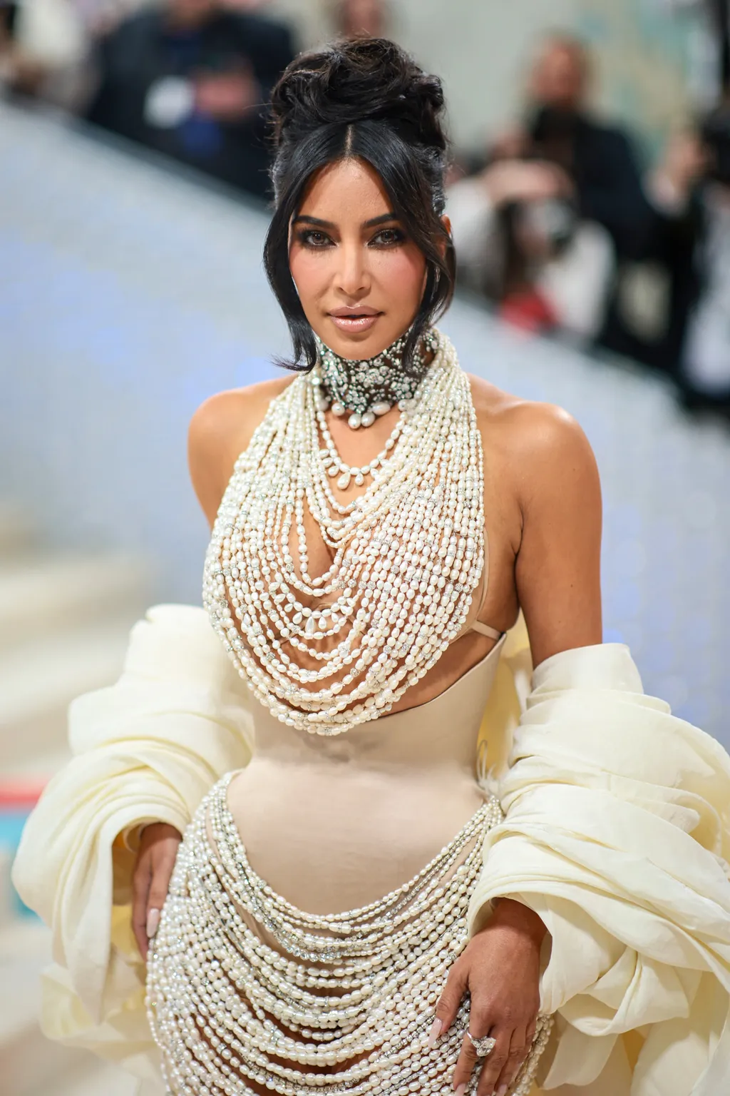 Kim Kardashian  The 2023 Met Gala Celebrating "Karl Lagerfeld: A Line Of Beauty" - Arrivals GettyImageRank2 arts culture and entertainment celebrities 2023metdk Vertical FASHION 