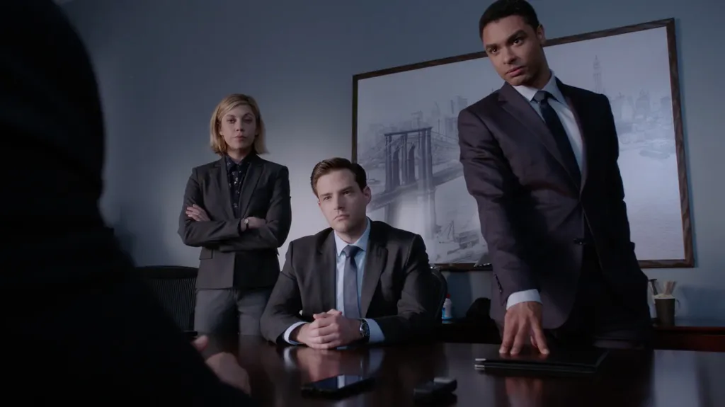 SUSANNAH FLOOD, BEN RAPPAPORT, REGÉ-JEAN PAGE Episodic FOR THE PEOPLE - "Extraordinary Circumstances" - Sandra goes the extra mile for a client when she goes up against the FBI and ends up in one of the most unexpected and compromising situations of her y