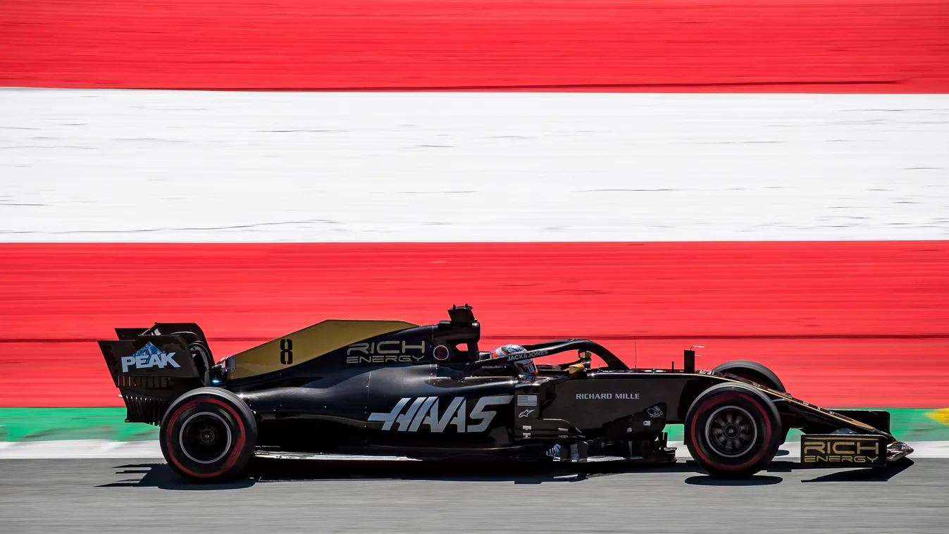 Forma-1, Osztrák Nagydíj, péntek, Romain Grosjean, Haas 