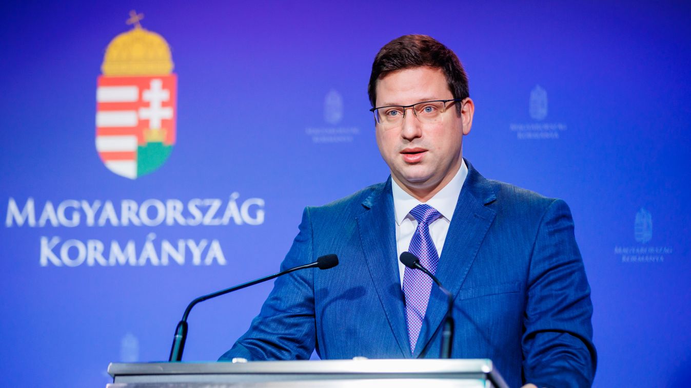 Gulyás Gergely Miniszterelnökséget vezető miniszter 