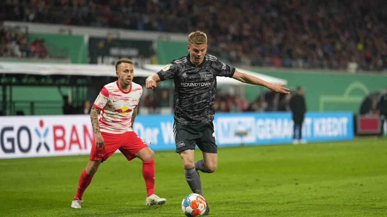 RB Leipzig v 1. FC Union Berlin - DFB Cup: Semi Final NurPhoto General news Soccer Soccer Match April 20 2022 20th April 2022 RB Leipzig FC Union Berlin Horizontal SPORT 