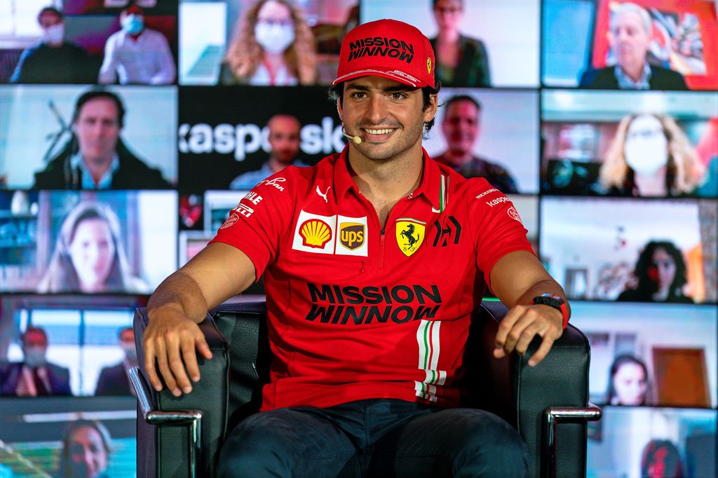 Forma-1, Carlos Sainz, Ferrari, 2021 