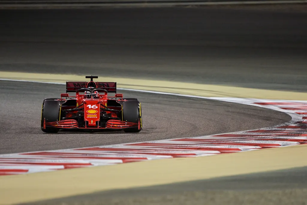 Forma-1, Charles Leclerc, Ferrari, Bahreini Nagydíj 2021, péntek 