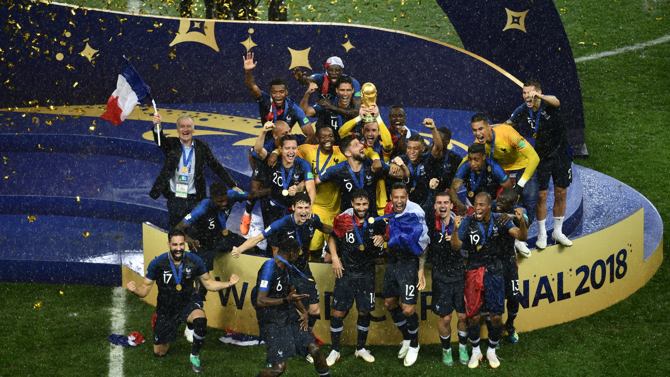 France slashes Croatia to win World Cup for second time Russia Russian FIFA World Cup football soccer 