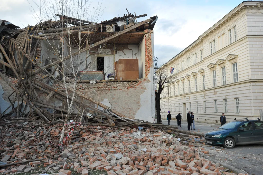 Horvátország, földrengés 2020.12.29. earthquake 