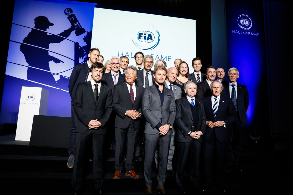 Forma-1, Jean Todt, FIA, Nico Rosberg, Sebastian Vettel, Fernando Alonso, Mario Andretti, Damon Hill, FIA Hall of Fame 