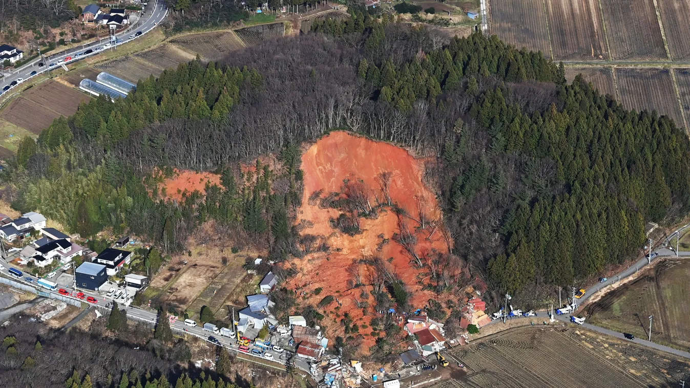 földcsuszamlás, japán, katasztrófa 