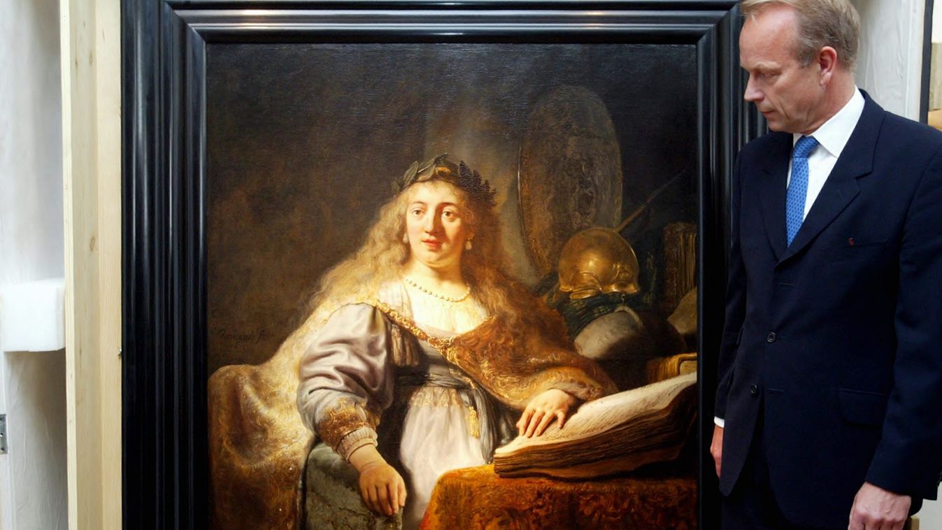 Minerva in Her Study, Rembrandt 