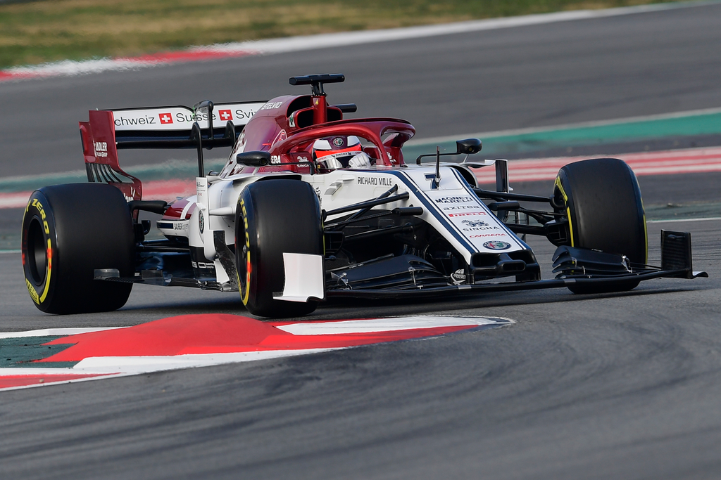 Forma-1, teszt, Barcelona, Kimi Räikkönen, Alfa Romeo Racing 