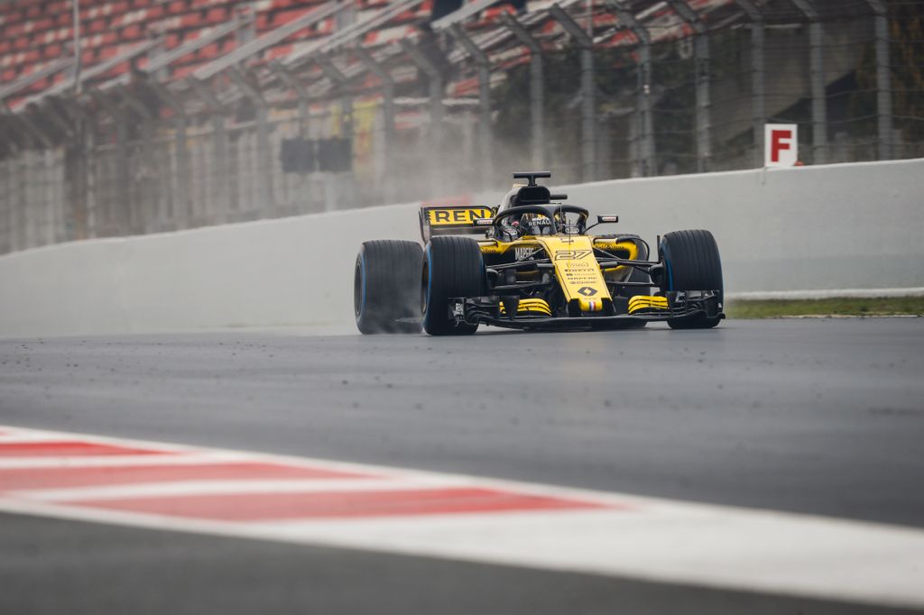 A Forma-1 előszezoni tesztje Barcelonában - 4. nap, Nico Hülkenberg, Renault Sport Racing 