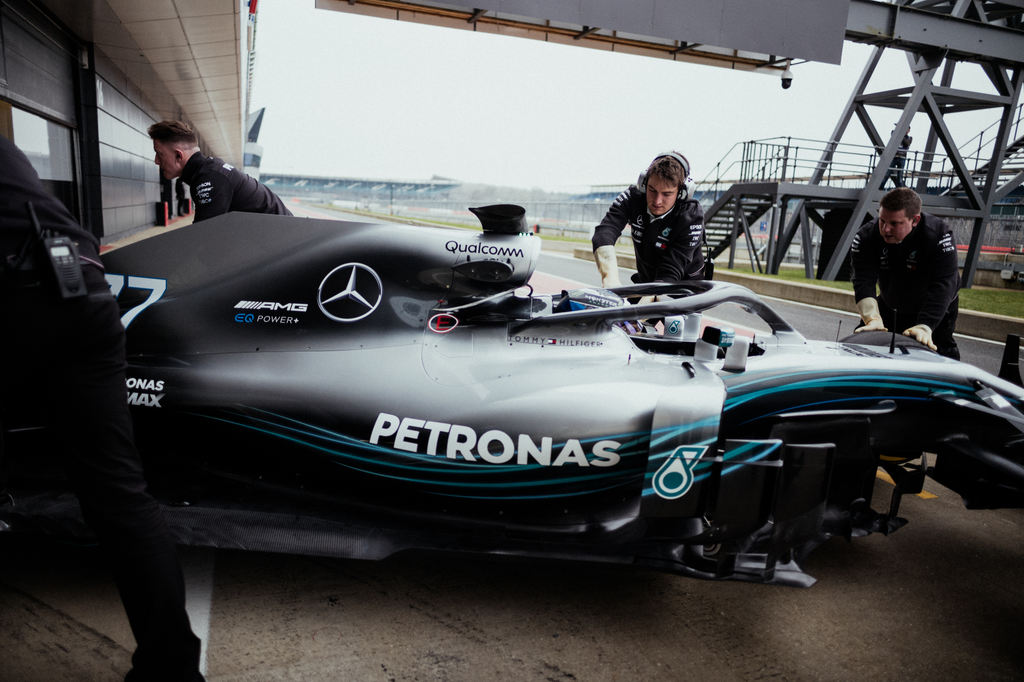 Forma-1, Mercedes-AMG Petronas, Mercedes W09 bemutató, Lewis Hamilton 