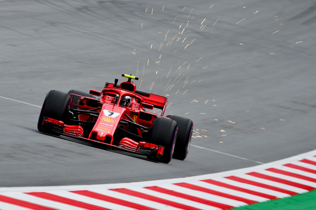 A Forma-1-es Osztrák Nagydíj pénteki napja, Kimi Räikkönen, Scuderia Ferrari 