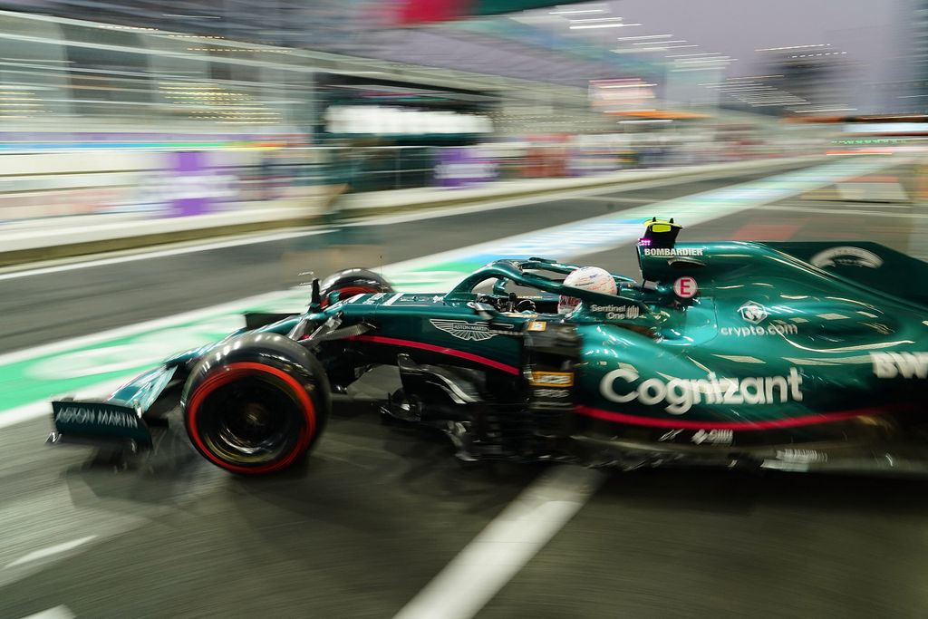 Forma-1, Sebastian Vettel, Aston Martin, Szaúd-arábiai Nagydíj 2021, szombat 