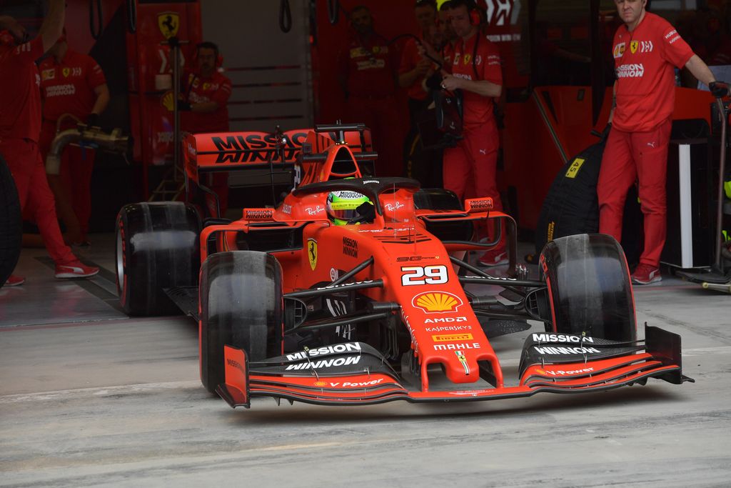 Forma-1, teszt, Bahrein, Mick Schumacher, Scuderia Ferrari 