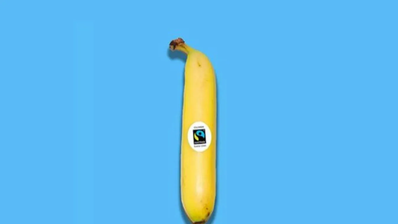 Fairtrade banán, egyenes Fairtrade banán, banán, egyenes banán 