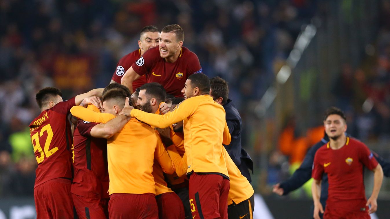 AS Roma v FC Barcelona - UEFA Champions League Quarter Final Second Leg  rome olimpico stadium CHAMPIONS LEAGUE UEFA FOOTBALL soccer 