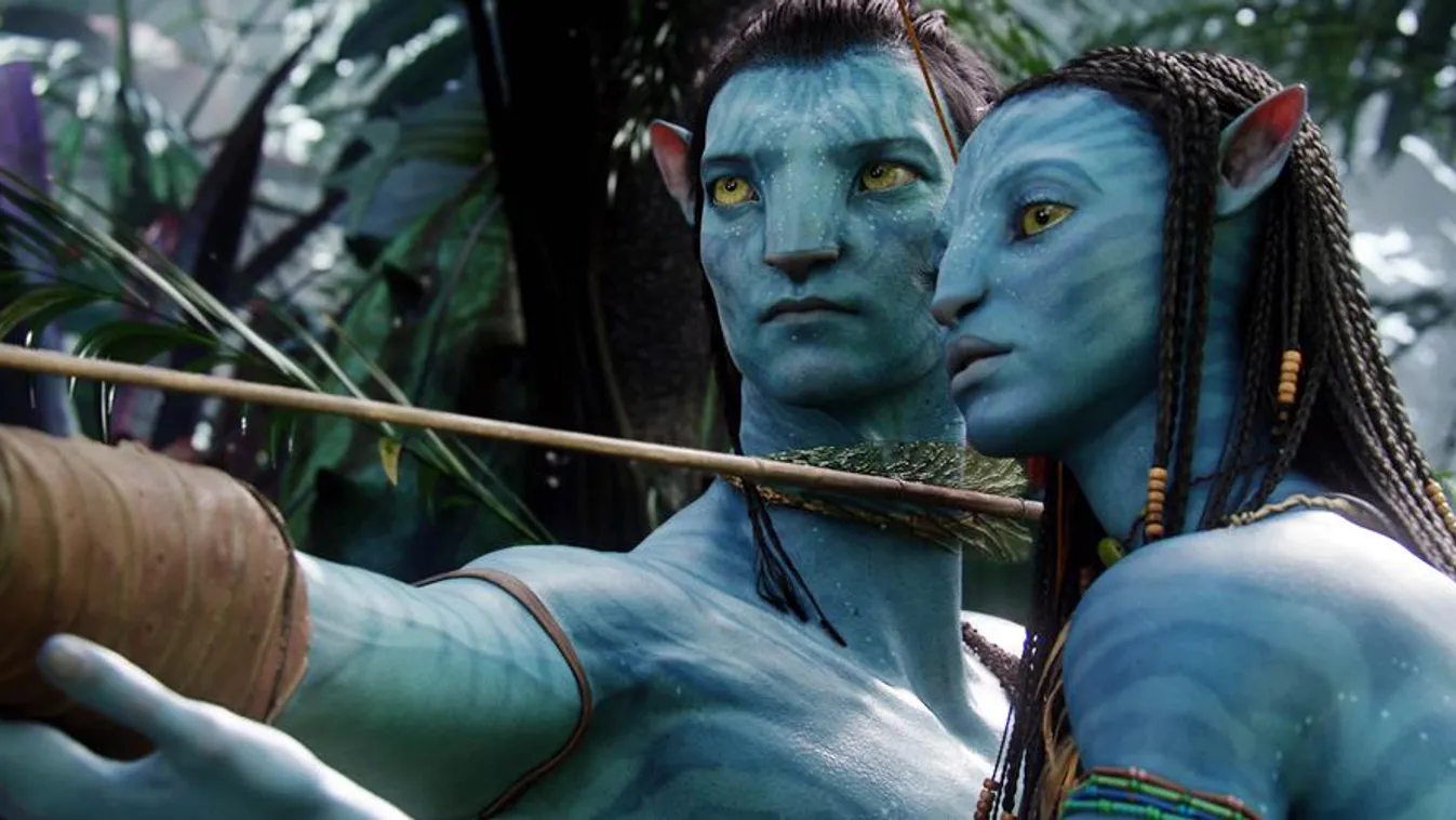 Sam Worthington és Zoe Saldana az Avatar című filmben 