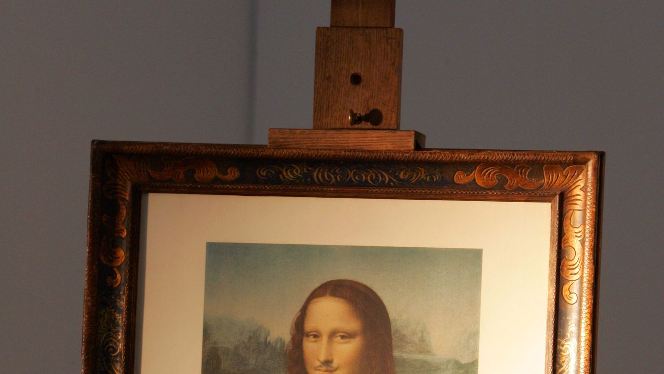 Marcel Duchamp, moustachioed Mona Lisa 