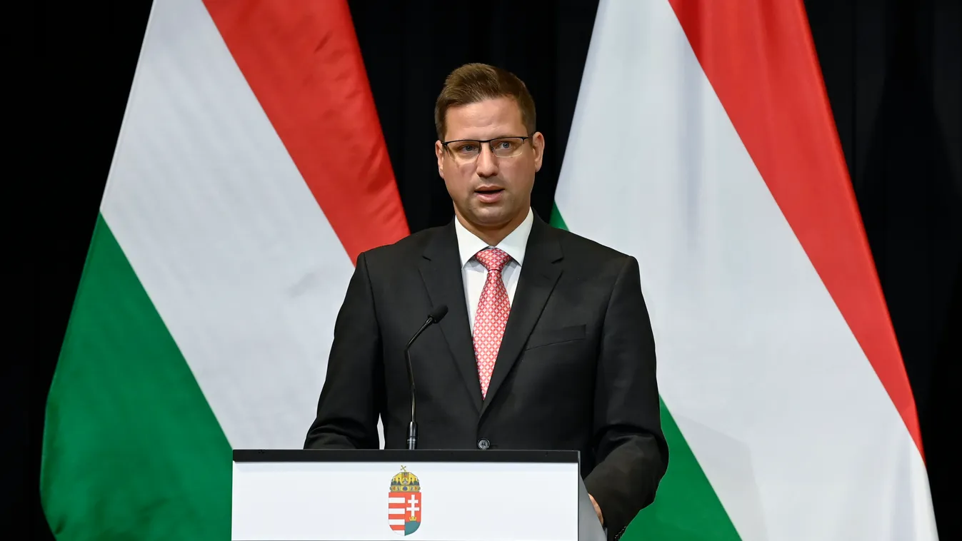 GULYÁS Gergely Kormányinfó, Budapest, 2022. július 13. 