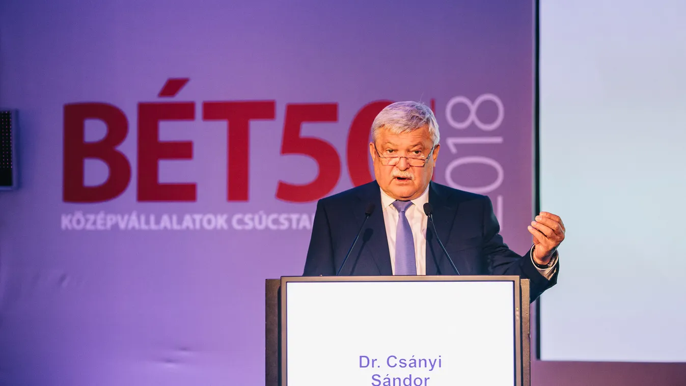 Csányi Sándor, az OTP Bank elnök-vezérigazgatója nyitotta meg a BÉT50 konferenciát 