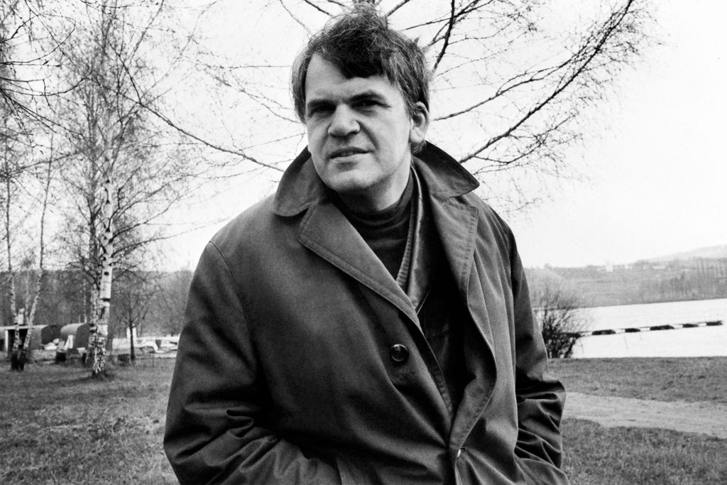 Milan Kundera élete képekben,  cseh regényíró, drámaíró, költő, esszéista, 2023 