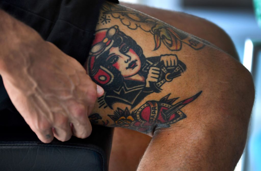 A Forma-1-es Francia Nagydíj, Daniel Ricciardo tetoválása 