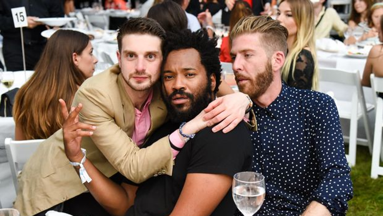 23rd Annual Watermill Center Summer Benefit & Auction, New York, USA - 30 Jul 2016 23RD ANNUAL WATERMILL CENTER SUMMER BENEFIT & AUCTION NEW YORK USA 30 JUL 2016 ALEX SOROS MAXWELL OSBORNE ADAM SPOONT Businessperson Fashion Designer Male With Others Perso