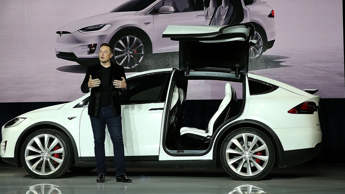 Tesla Debuts Its New Crossover SUV Model, Tesla X  2015 Elon Musk Crossover SUV Model 