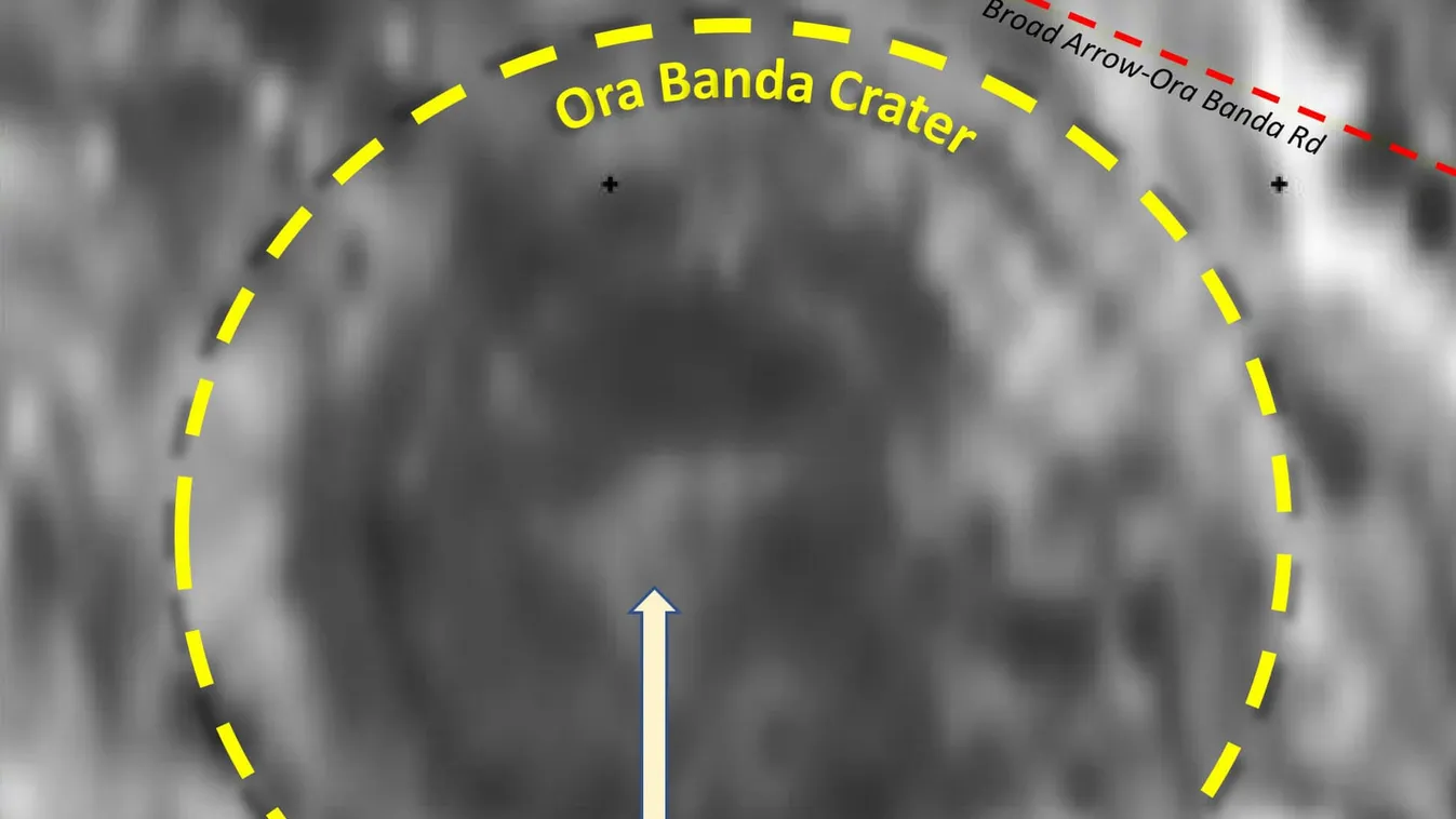 Az Ora Banda kráter 
