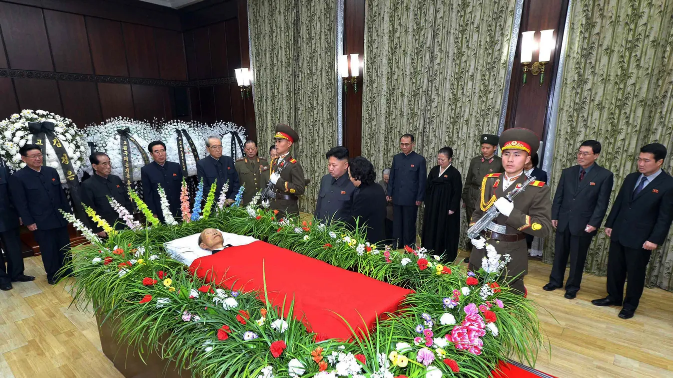 Észak-Korea, temetés 