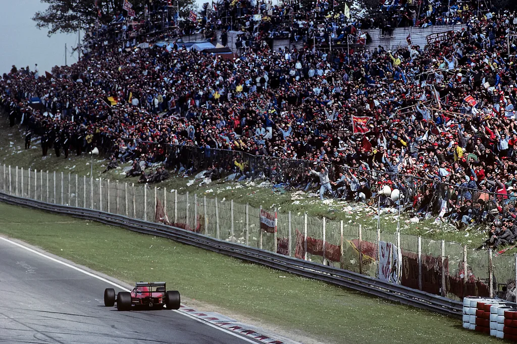 Forma-1, Ferrari, szurkoló, tifosi, Olasz Nagydíj, 1989, Nigel Mansell 