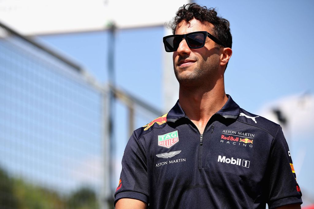 Előkészületek a Forma-1-es Német Nagydíjra, Daniel Ricciardo, Red Bull Racing 