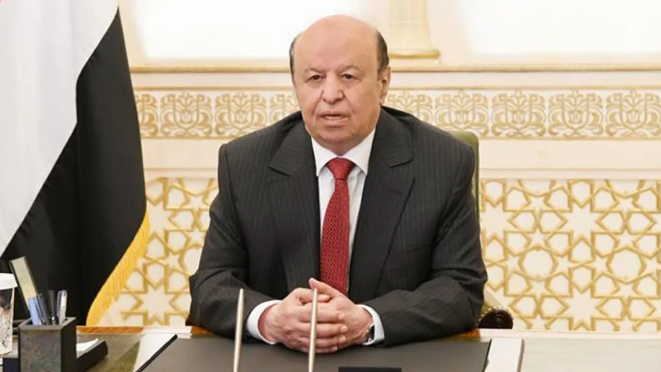 politics Horizontal A handout photo made available by the Yemeni Presidency on September 24, 2020 shows President Abedrabbo Mansour Hadi delivering a speech from his residence in the Saudi capital Riyadh during the virtual 75th session of the United Natio