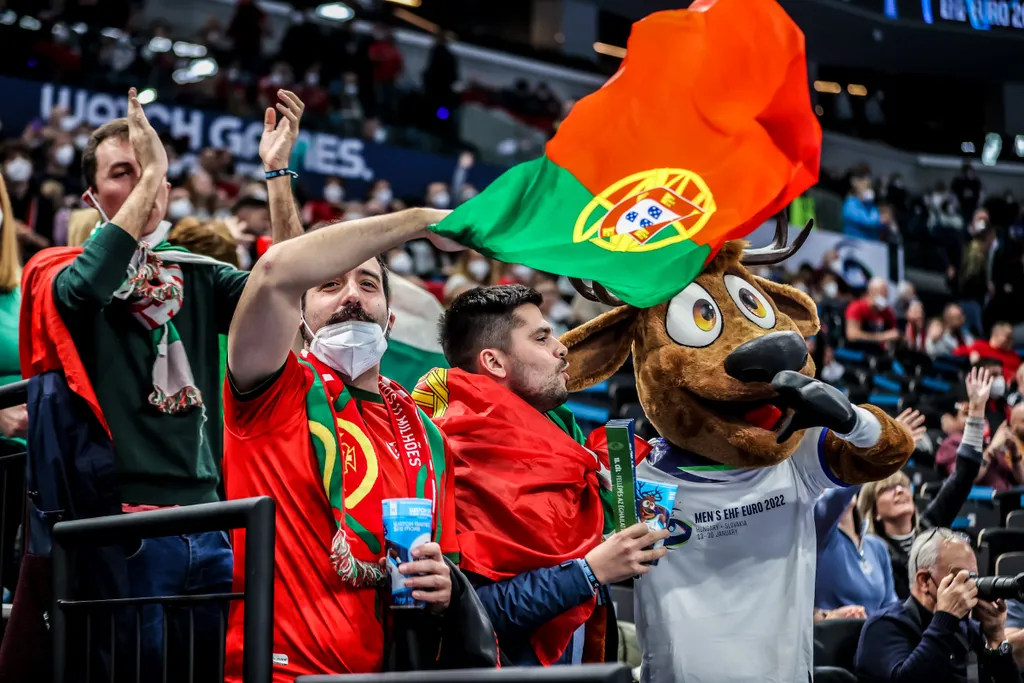 Portugália - Magyarország, kézilabda, 2022-es férfi kézilabda Európa-bajnokság, MVM Dome, Budapest, 2022.01.16. 