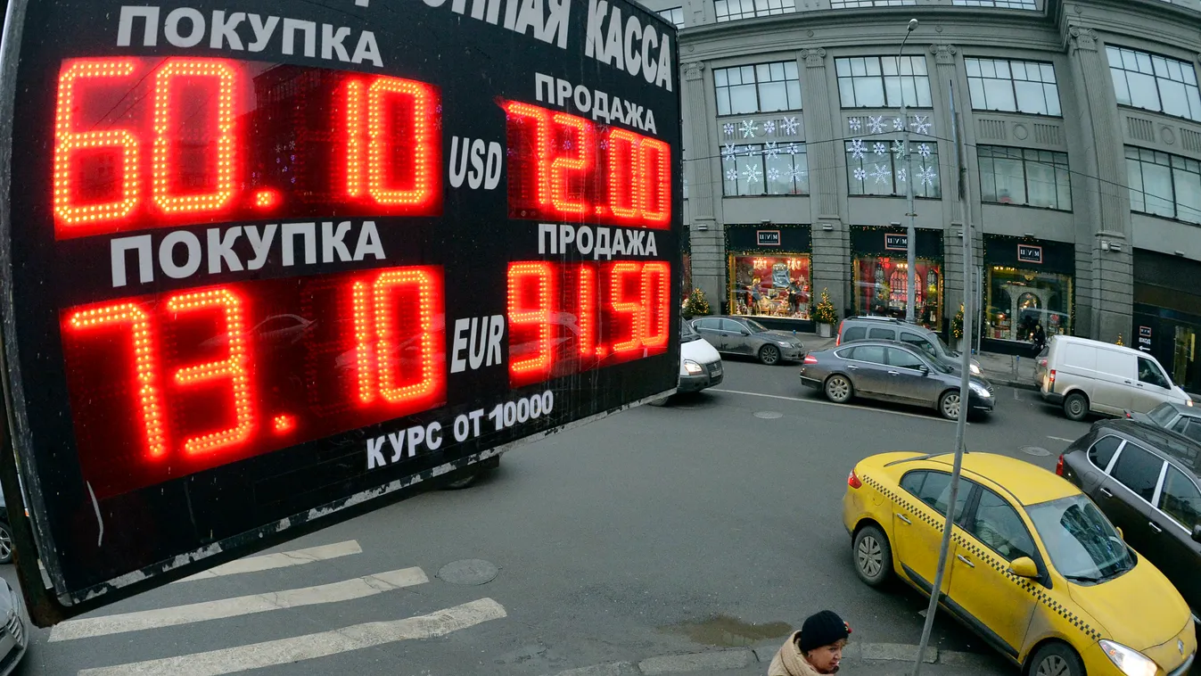 orosz gazdaság rubel bedőlés 
