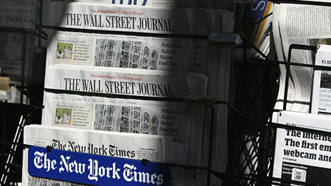 Wall Street Journal, újságárus, sajtótermék 