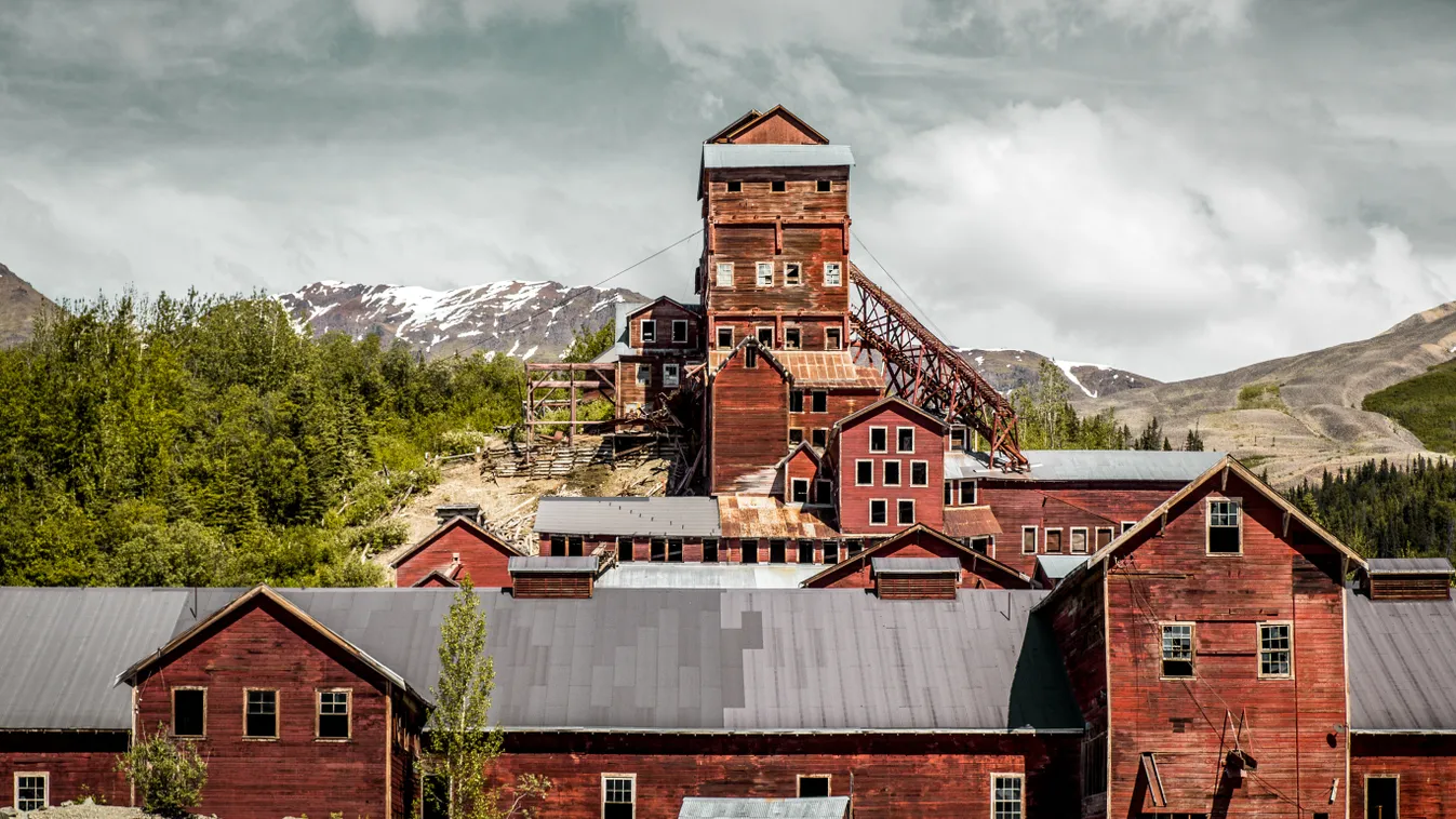 Kennecott, Alaszka, bányászat, bányász, bányásztábor, elhagyatott, szellemváros, galéria, 2023 