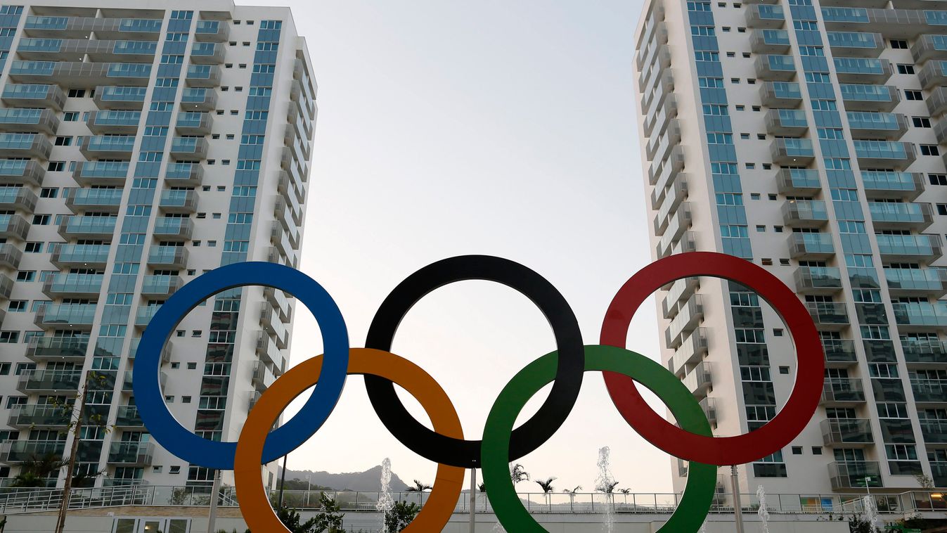 ÉPÜLET FOTÓ FOTÓTÉMA Lakóépület Olimpiai falu olimpiai ötkarika SZIMBÓLUM városkép 