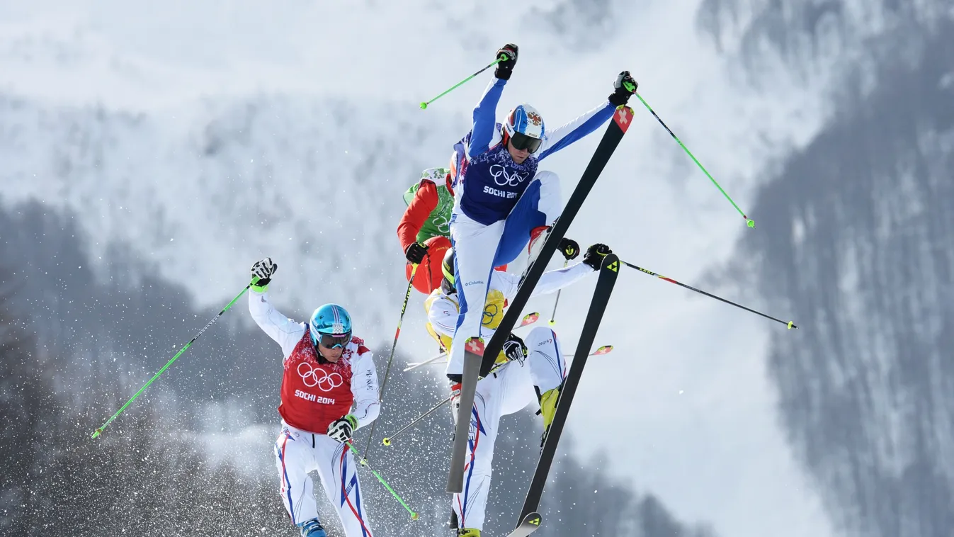 2014 Winter Olympics. Freestyle skiing. Men. Ski cross Olympics HORIZONTAL 2014 